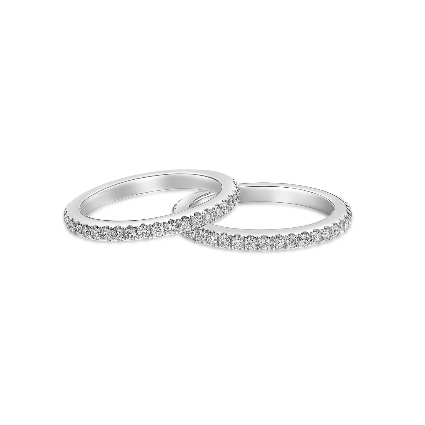 Stackable Diamond Eternity Rings in Sakura Jewellery's Classic setting