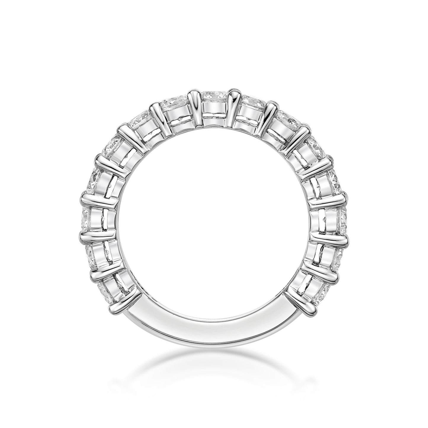 Platinum 10pt Round Brilliant Diamond eternity band