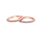 Stackable Diamond Eternity Rings in Sakura Jewellery's Classic setting