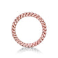 18K Rose Gold Handmade Twisted Coil Ring
